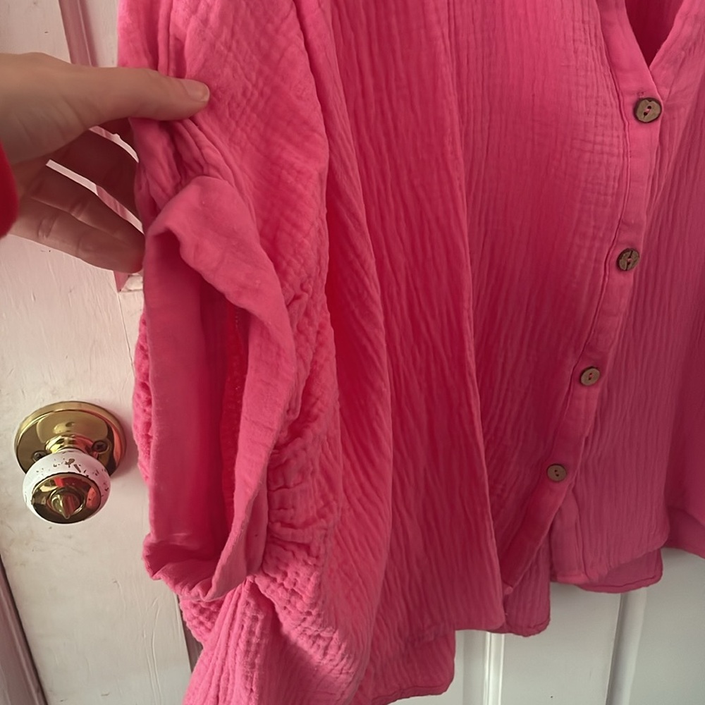 Talulah Linen Flowy Buttonup - Picture 5 of 6